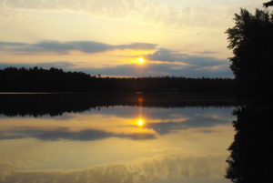 Sunrise over Grass Lake