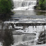 Talcotville Falls -winter-summer