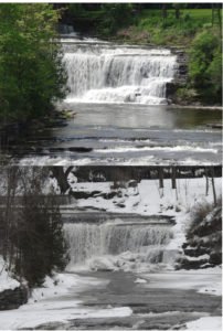 Talcotville Falls -winter-summer